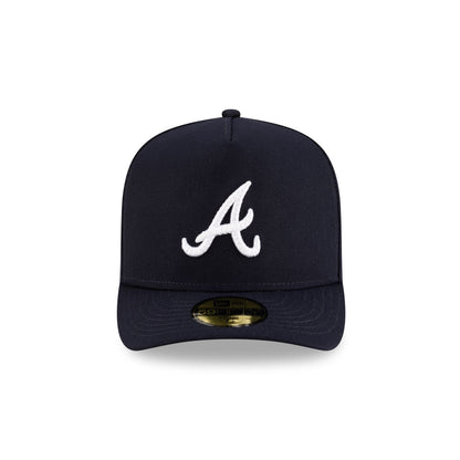 Atlanta Braves Script Safety Pin 59FIFTY A-Frame Fitted Hat
