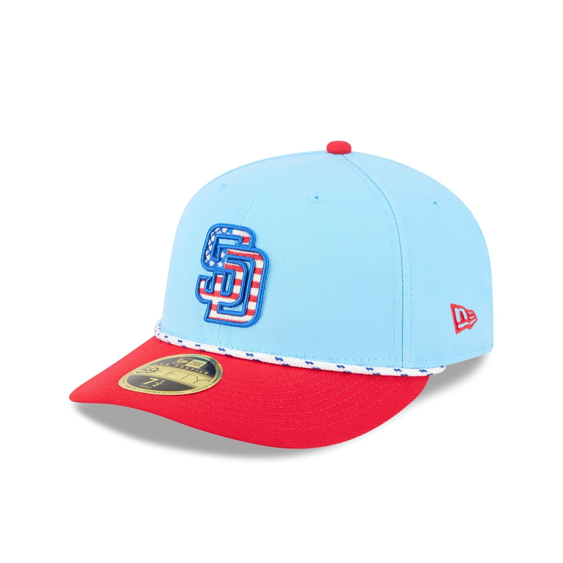 San Diego Padres Independence Day 2025 Low Profile 59FIFTY Fitted Hat