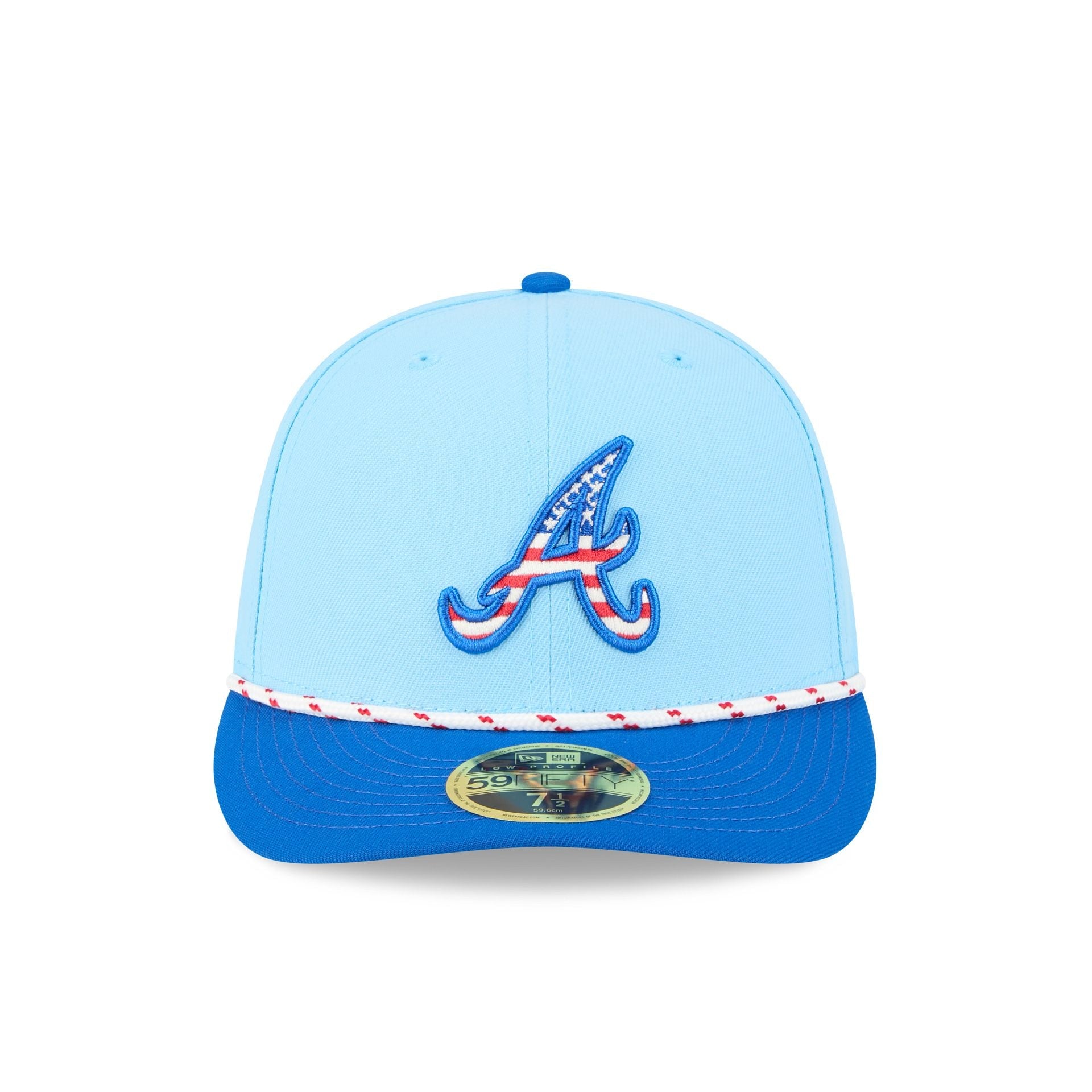Atlanta Braves Independence Day 2025 Low Profile 59FIFTY Fitted Hat