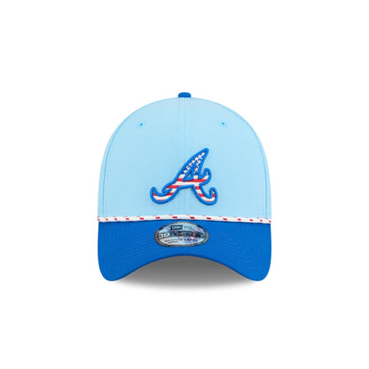 Atlanta Braves Independence Day 2025 39THIRTY Stretch Fit Hat