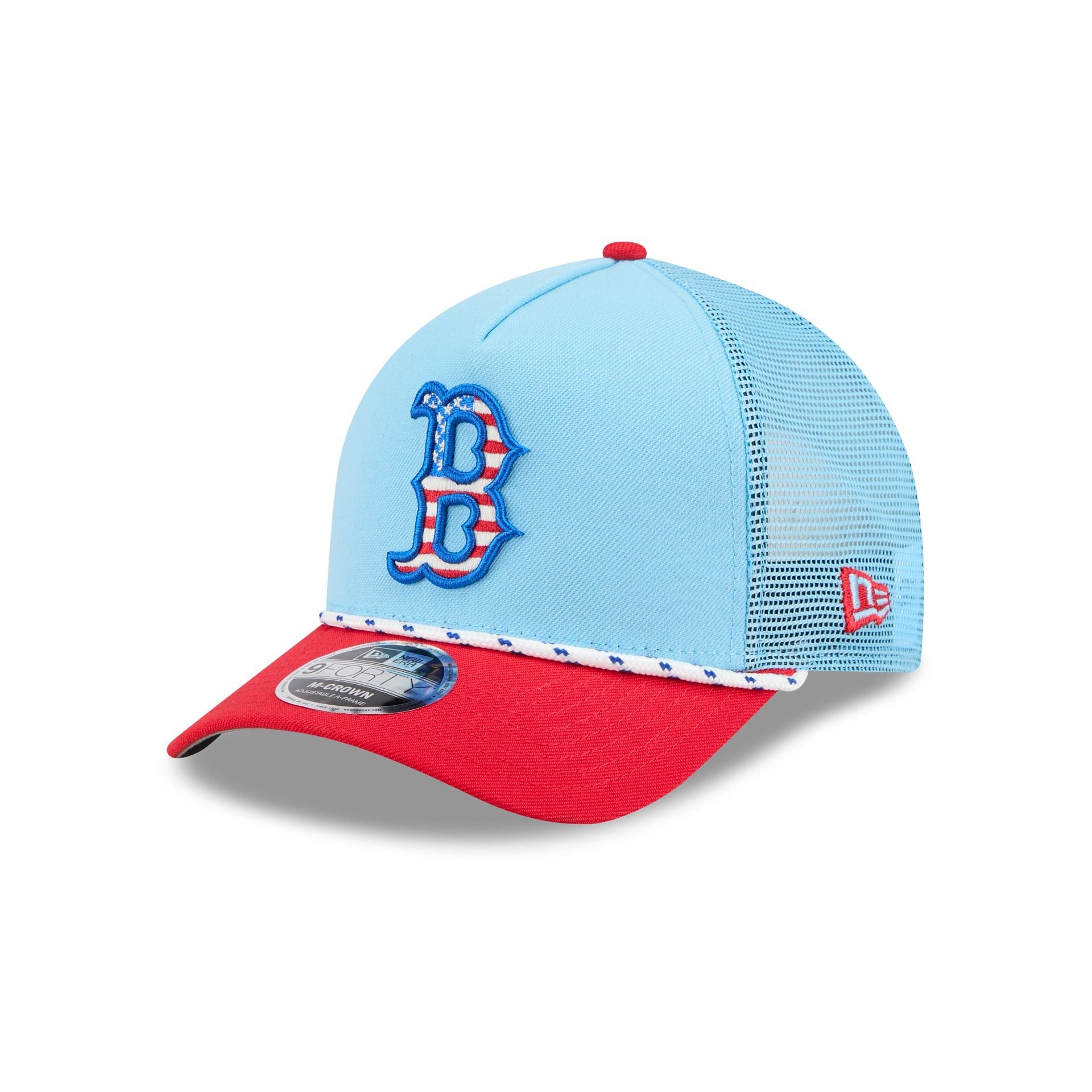 Boston Red Sox Independence Day 2025 9FORTY M-Crown A-Frame Trucker Hat