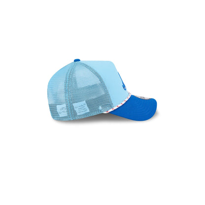 Atlanta Braves Independence Day 2025 Kids 9FORTY M-Crown A-Frame Trucker Hat