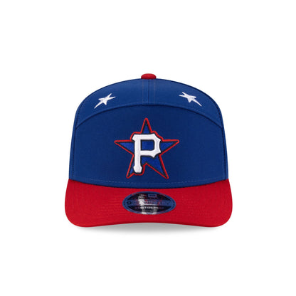 Pittsburgh Pirates 2025 All-Star Game Workout Split Panel 9SEVENTY Stretch-Snap Hat