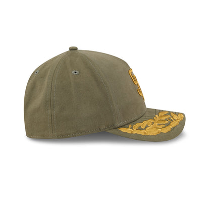 Alpha Industries x San Diego Padres Olive Green 9FORTY M-Crown A-Frame Snapback Hat