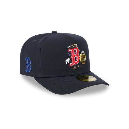 Boston Red Sox Cartoon 59FIFTY A-Frame Fitted Hat