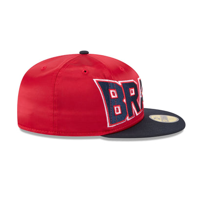 Atlanta Braves Bold Satin 59FIFTY Fitted Hat