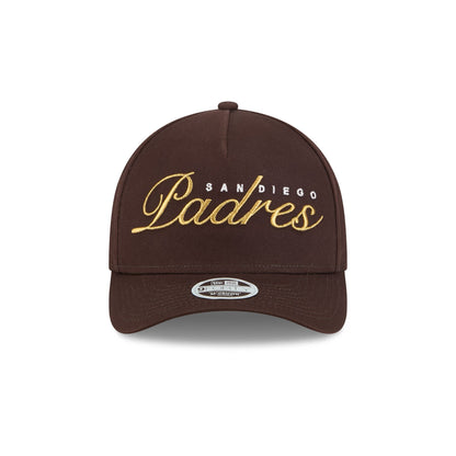 San Diego Padres Metallic Women's 9FORTY M-Crown A-Frame Snapback Hat