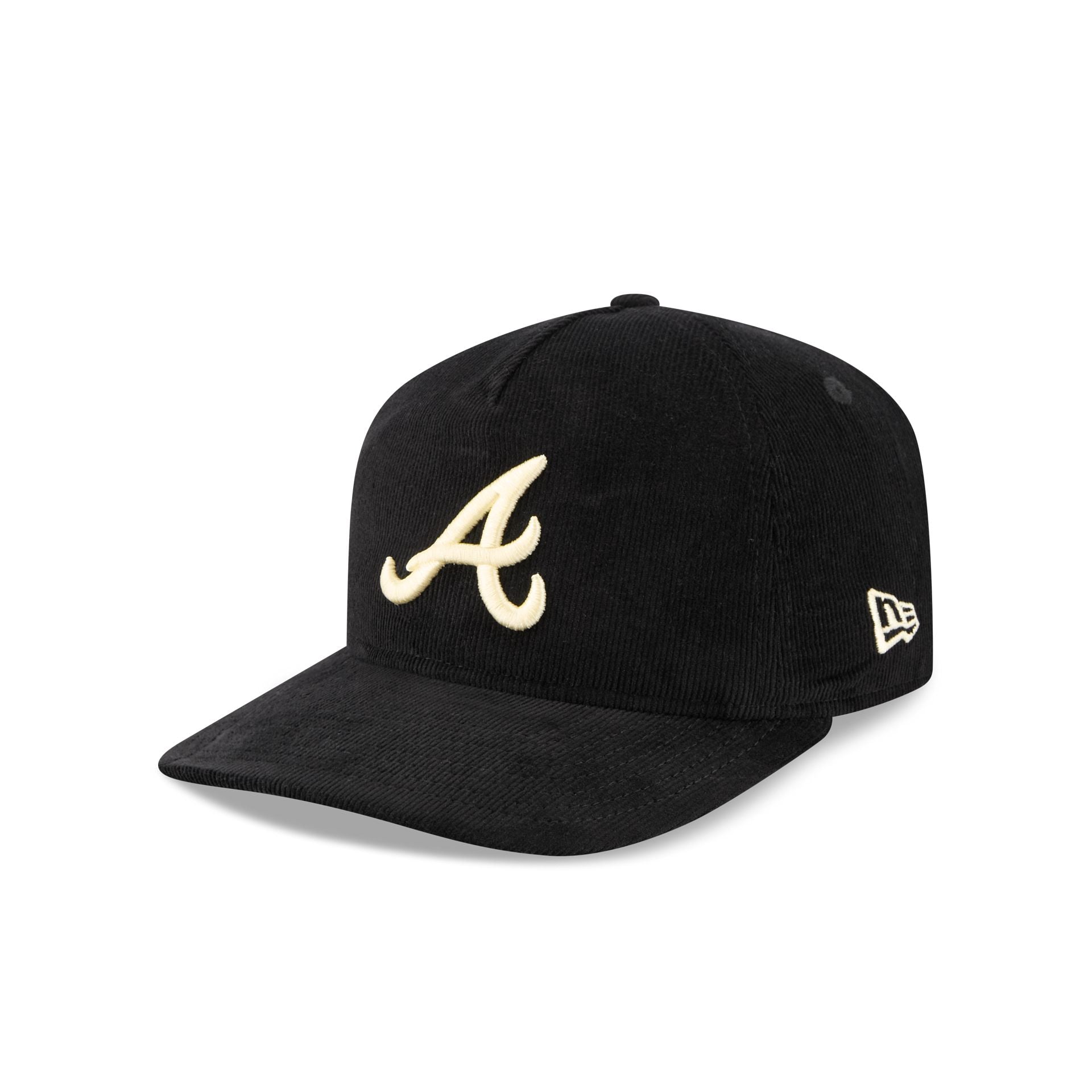 Atlanta Braves Nostalgic Black Corduroy 19TWENTY Adjustable Hat