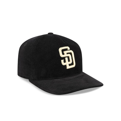 San Diego Padres Nostalgic Black Corduroy 19TWENTY Adjustable Hat