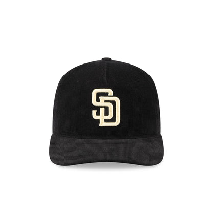 San Diego Padres Nostalgic Black Corduroy 19TWENTY Adjustable Hat