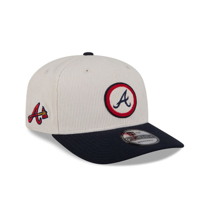 Atlanta Braves Loyal Corduroy 9SEVENTY Stretch-Snap Hat