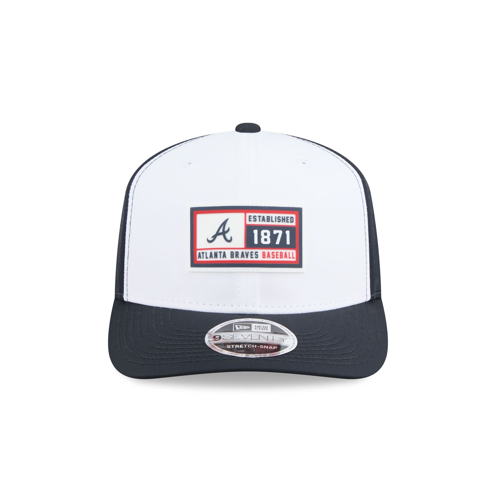 Atlanta Braves Est. Patch 9SEVENTY Stretch-Snap Hat