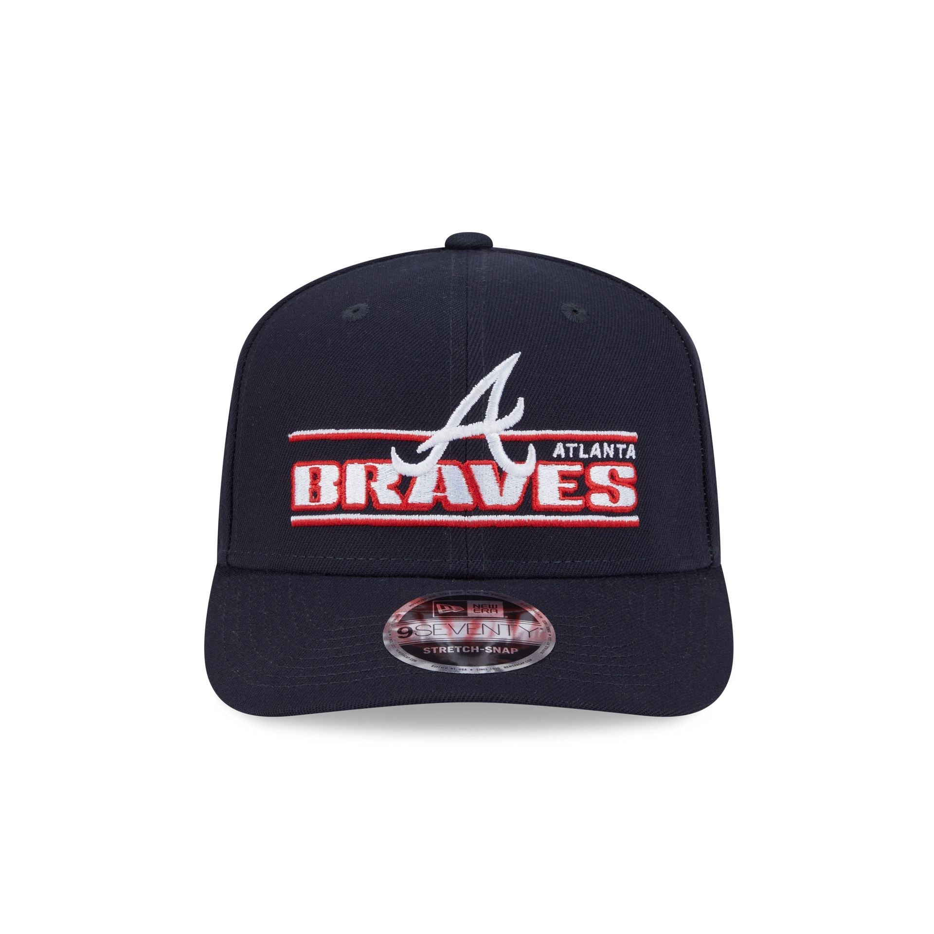 Atlanta Braves Stated 9SEVENTY Stretch-Snap Hat