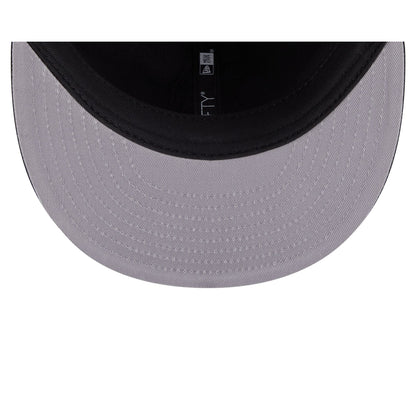 Boston Red Sox Black and White Plaid Retro Crown 9FIFTY Snapback Hat