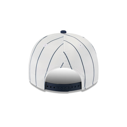 Atlanta Braves Satin Pinstripe 9FIFTY A-Frame Snapback Hat