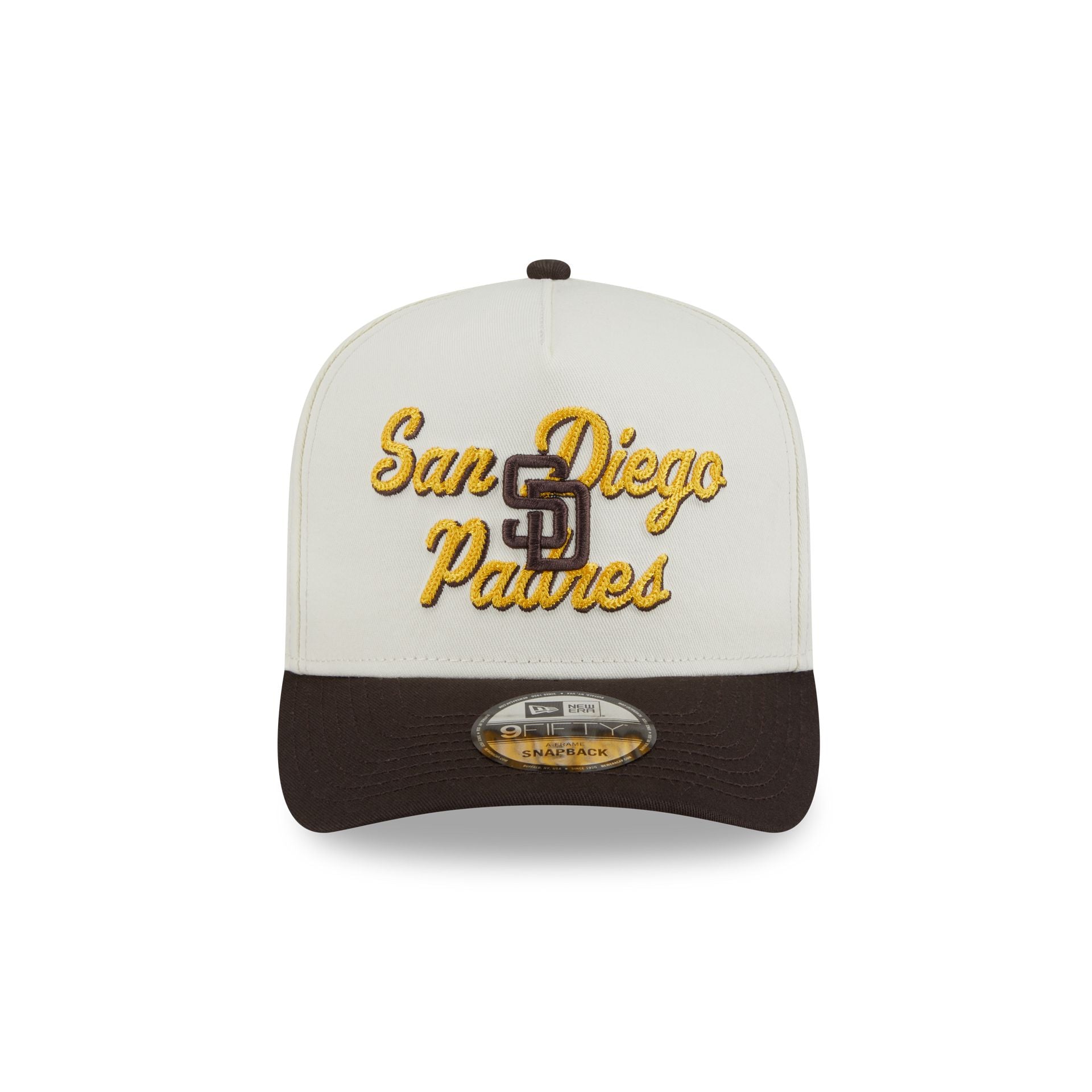 San Diego Padres Chainstitch 9FIFTY A-Frame Snapback Hat