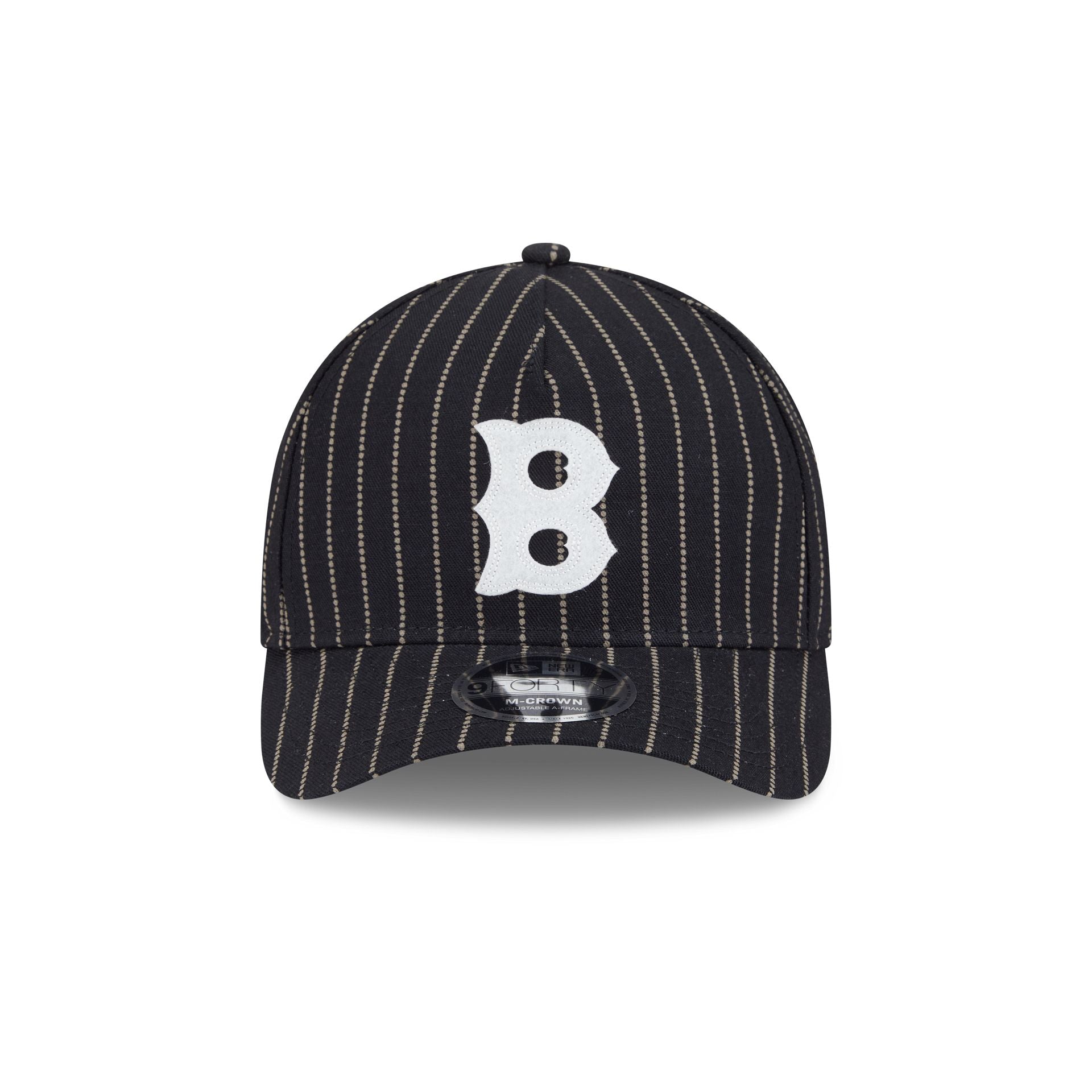 Boston Red Sox Dotted Pinstripe 9FORTY M-Crown A-Frame Adjustable Hat