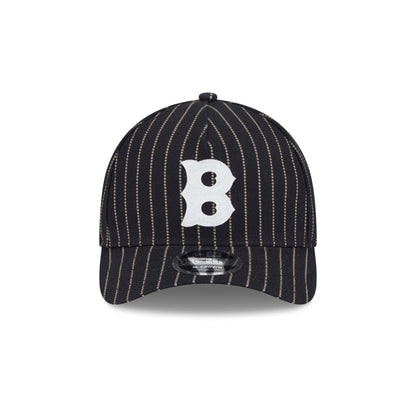 Boston Red Sox Dotted Pinstripe 9FORTY M-Crown A-Frame Adjustable Hat