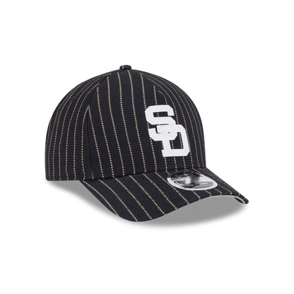 San Diego Padres Dotted Pinstripe 9FORTY M-Crown A-Frame Adjustable Hat