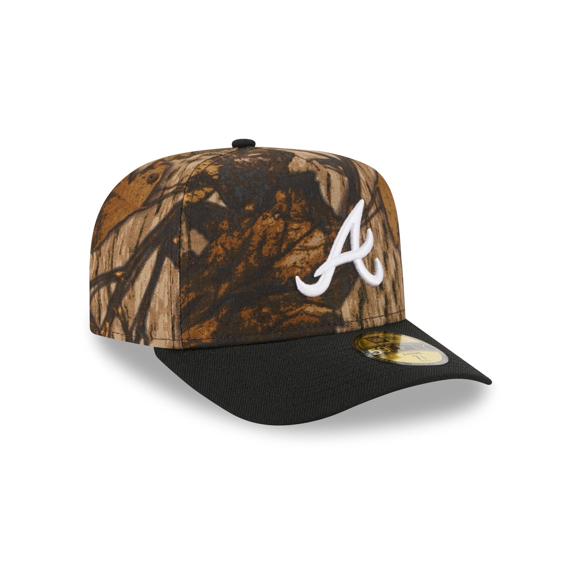 Atlanta Braves Ripstop Camo 59FIFTY A-Frame Fitted Hat
