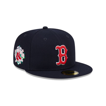 Boston Red Sox Floral Undervisor 59FIFTY Fitted Hat