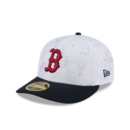 Boston Red Sox Floral Shine Low Profile 59FIFTY Fitted Hat