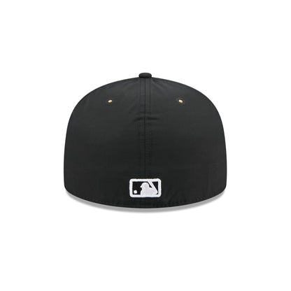 Boston Red Sox Black Poly Rope Split Panel 59FIFTY Fitted Hat