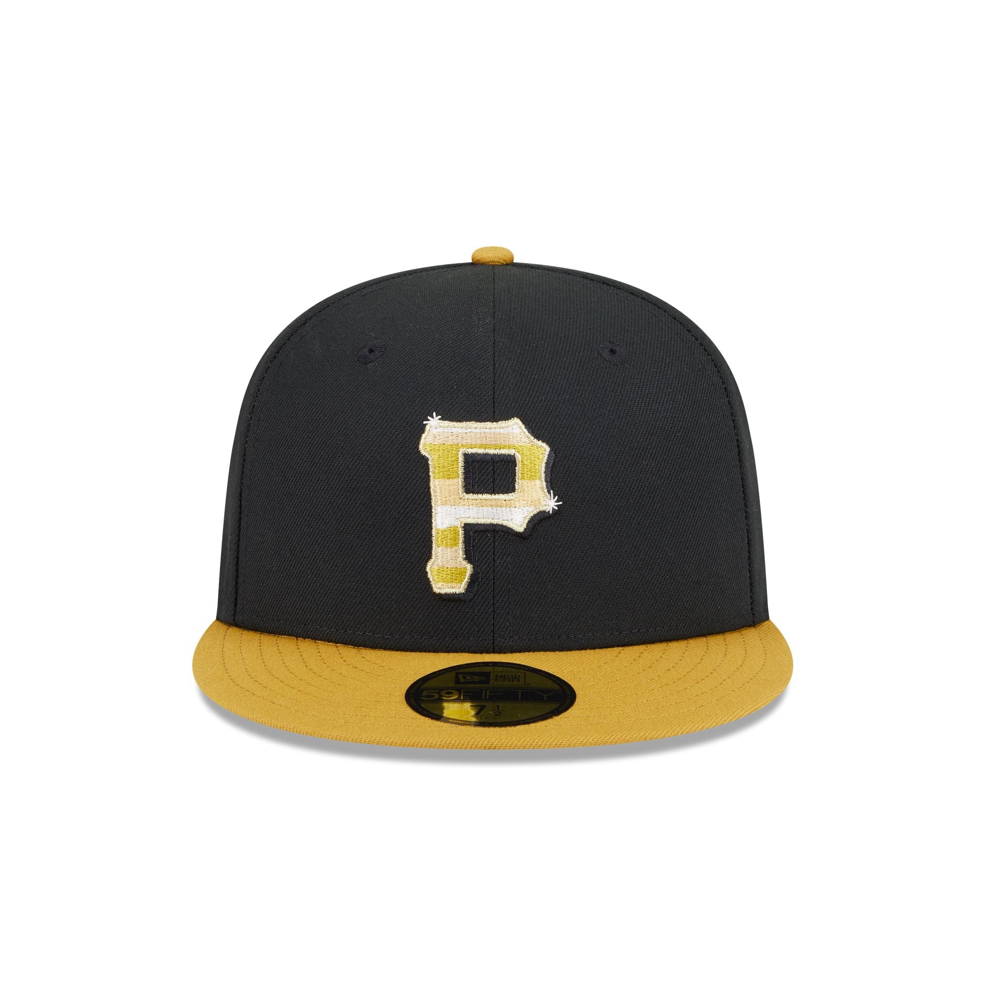 Pittsburgh Pirates Metallic Gold Logo 59FIFTY Fitted Hat
