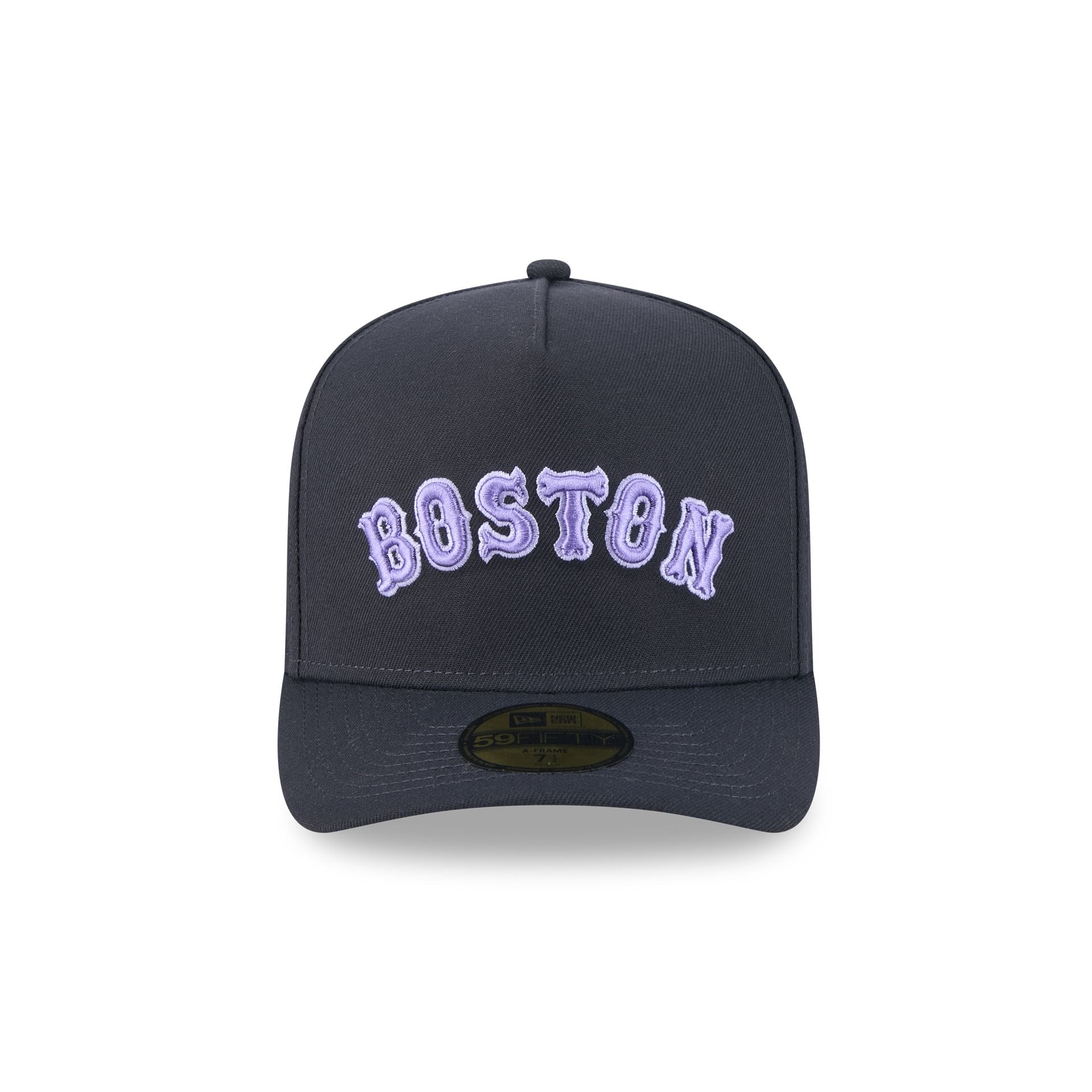 Boston Red Sox Navy Lavender 59FIFTY A-Frame Fitted Hat