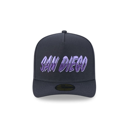San Diego Padres Navy Lavender 59FIFTY A-Frame Fitted Hat