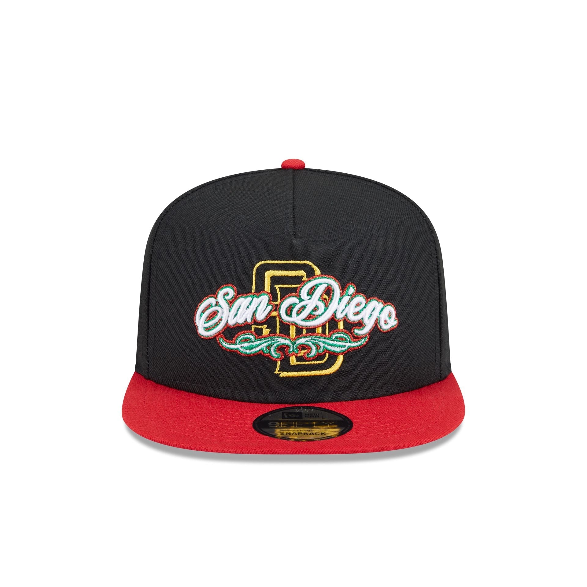 San Diego Padres City Script 9FIFTY A-Frame Snapback Hat