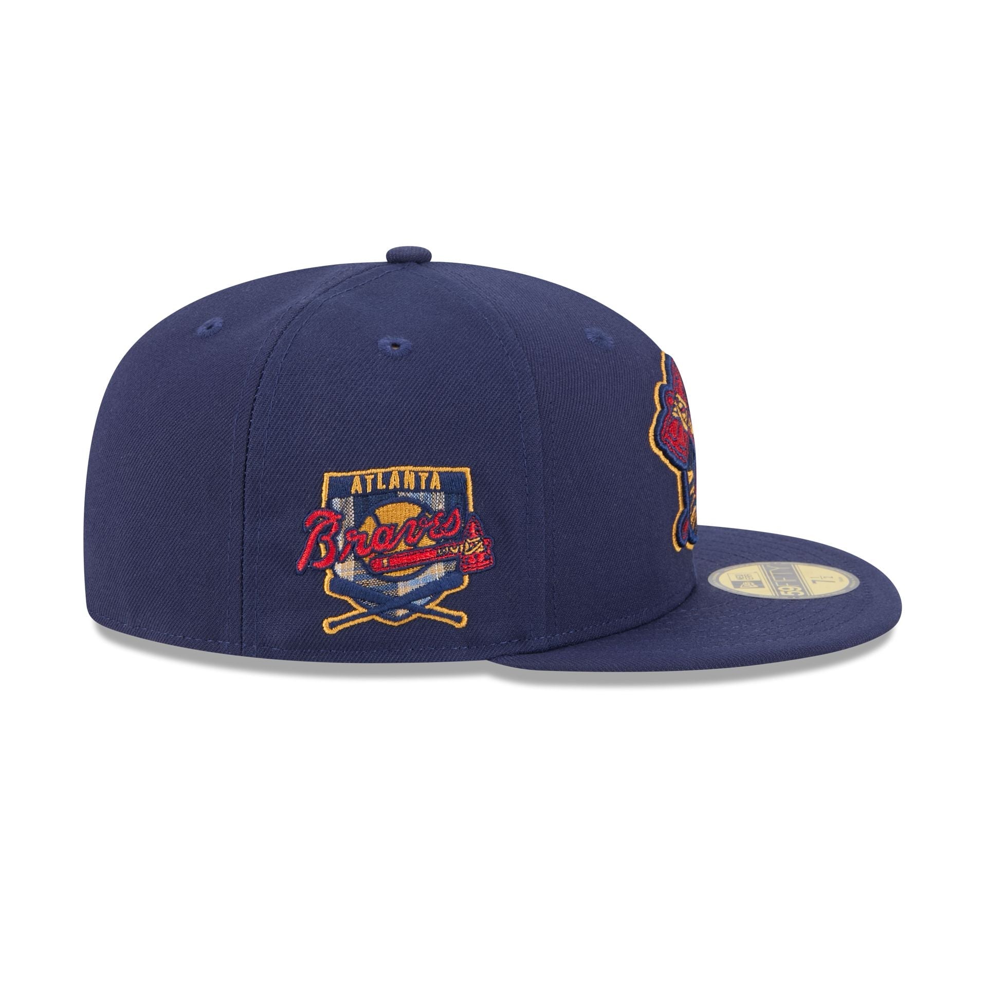 Atlanta Braves Blue Tartan 59FIFTY Fitted Hat