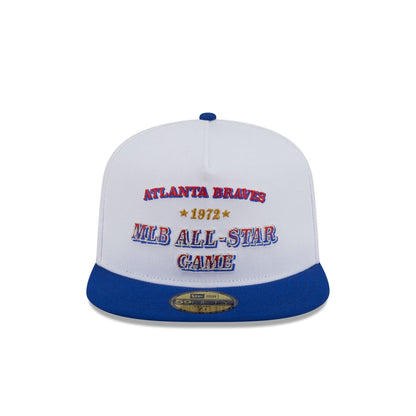 Atlanta Braves Summer Derby White 59FIFTY A-Frame Fitted Hat