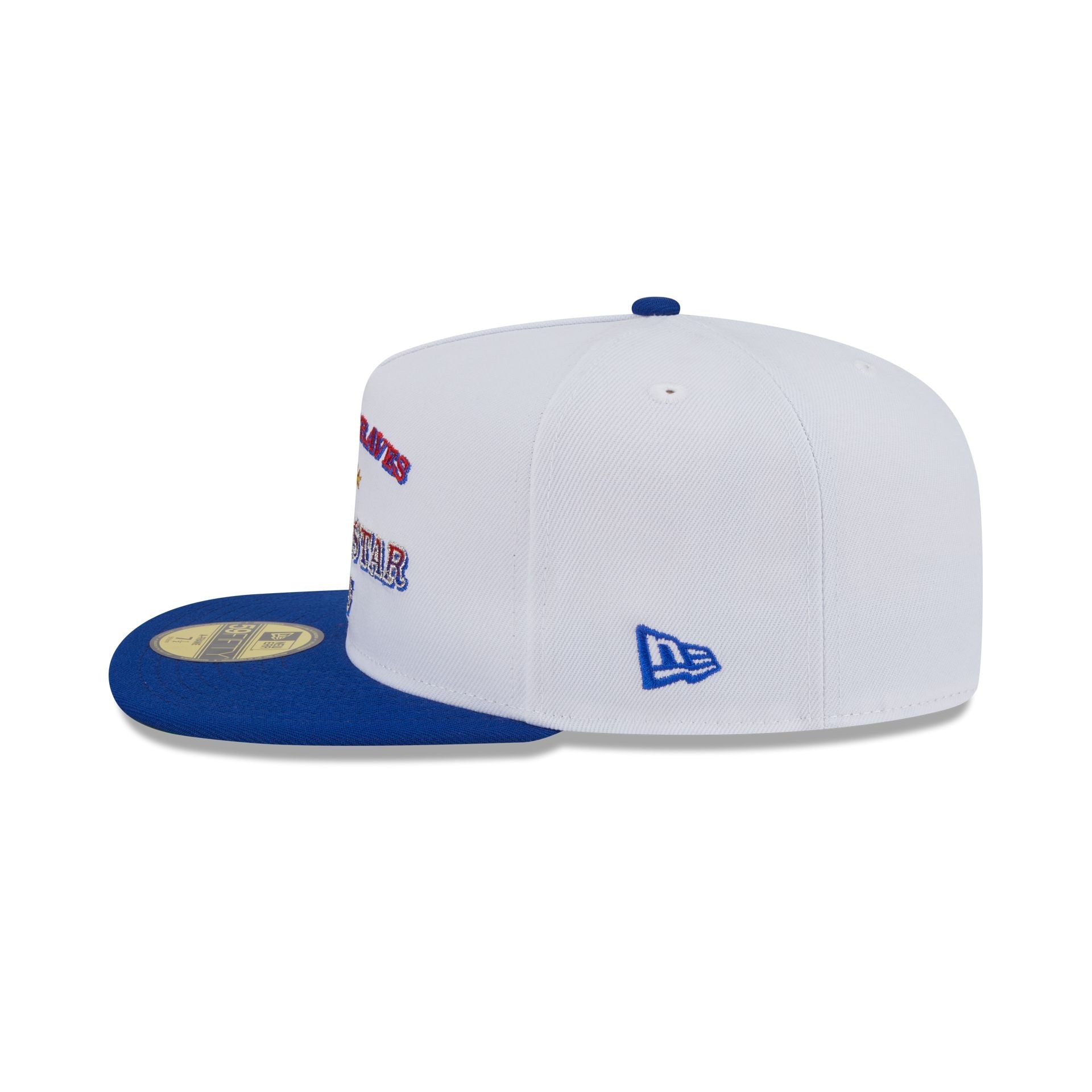 Atlanta Braves Summer Derby White 59FIFTY A-Frame Fitted Hat