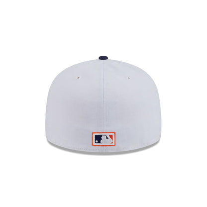 San Diego Padres Summer Derby White 59FIFTY A-Frame Fitted Hat