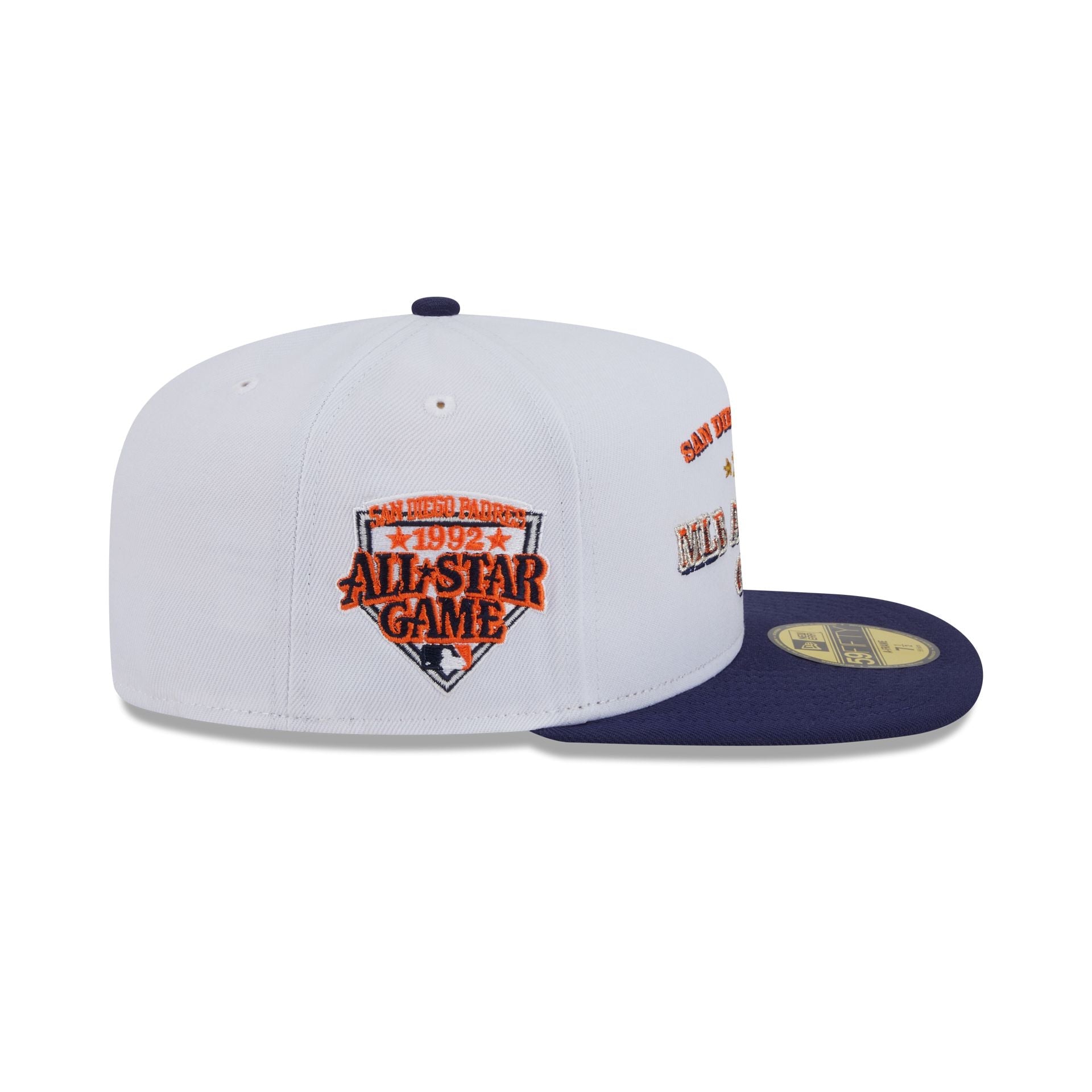 San Diego Padres Summer Derby White 59FIFTY A-Frame Fitted Hat