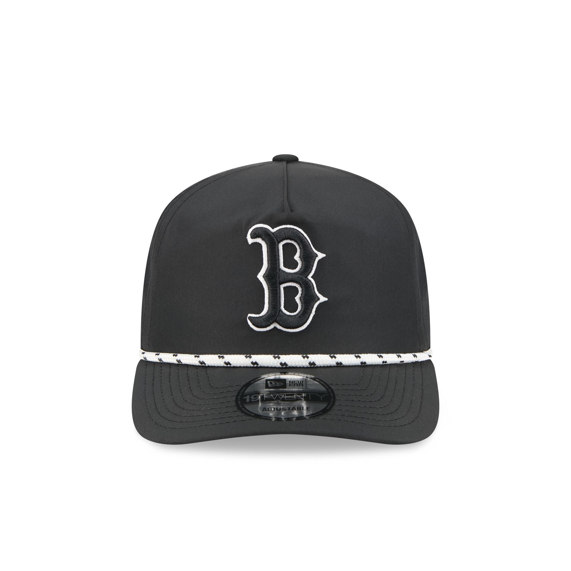 Boston Red Sox Black and White Rope 19TWENTY Snapback Hat