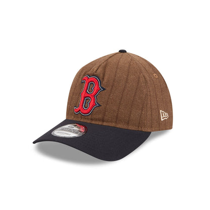 Boston Red Sox Three Looms Wool Pinstripe 9TWENTY A-Frame Adjustable Hat
