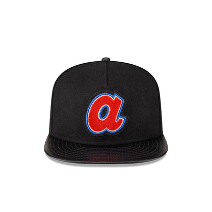 Atlanta Braves Wool Letterman 9FIFTY A-Frame Snapback Hat