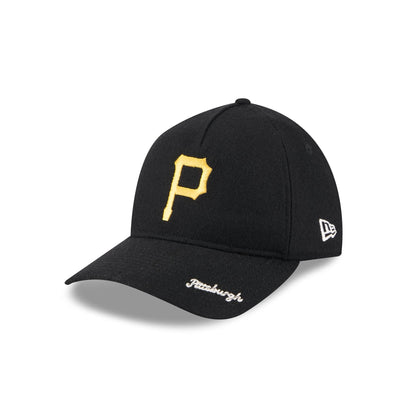 Pittsburgh Pirates Wool Letterman 9TWENTY A-Frame Adjustable Hat Adjustable Hat