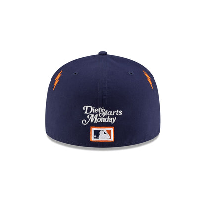 Diet Starts Monday x San Diego Padres Lightening Bolts 59FIFTY Fitted Hat