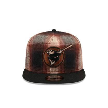 San Diego Padres Grunge Plaid 9FIFTY A-Frame Adjustable Hat
