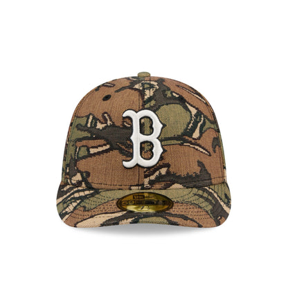 Boston Red Sox Three Looms Jacquard Camo 59FIFTY Fitted Hat