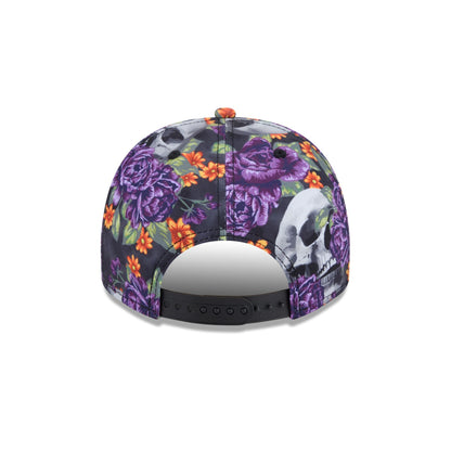 Atlanta Braves Day of the Dead Skull & Roses 9FIFTY A-Frame Snapback