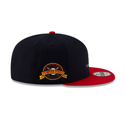 Atlanta Braves Mascot Navy 9FIFTY Snapback Hat