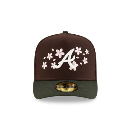 Just Caps Cherry Blossom Atlanta Braves 59FIFTY A-Frame Fitted Hat