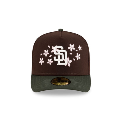Just Caps Cherry Blossom San Diego Padres 59FIFTY A-Frame Fitted Hat