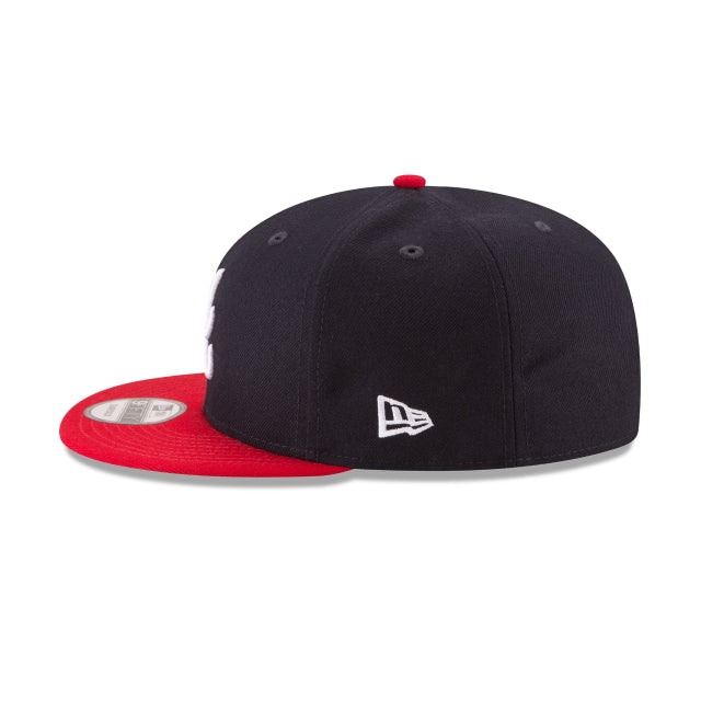 Atlanta Braves Team Color Basic 9FIFTY Snapback Hat